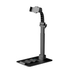 Adjustable Phone Stand for Scanner, Hands-Free Desktop Holder Compatible with iPhone 15/14/13/12, Samsung, and More