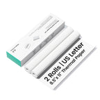 Rouleau de papier thermique – Zéro transparence, impression ultra nette 300 dpi, boîte de transport sécurisée (pack de 2), sans BPA, compatible avec l'imprimante CamScanner P1 Pro